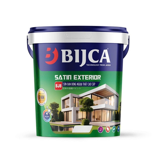 Sơn bán bóng ngoại thất cao cấp Satin Exterior BJ8