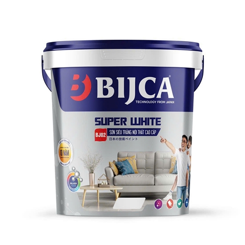 Sơn siêu trắng nội thất cao cấp Super White BJ02