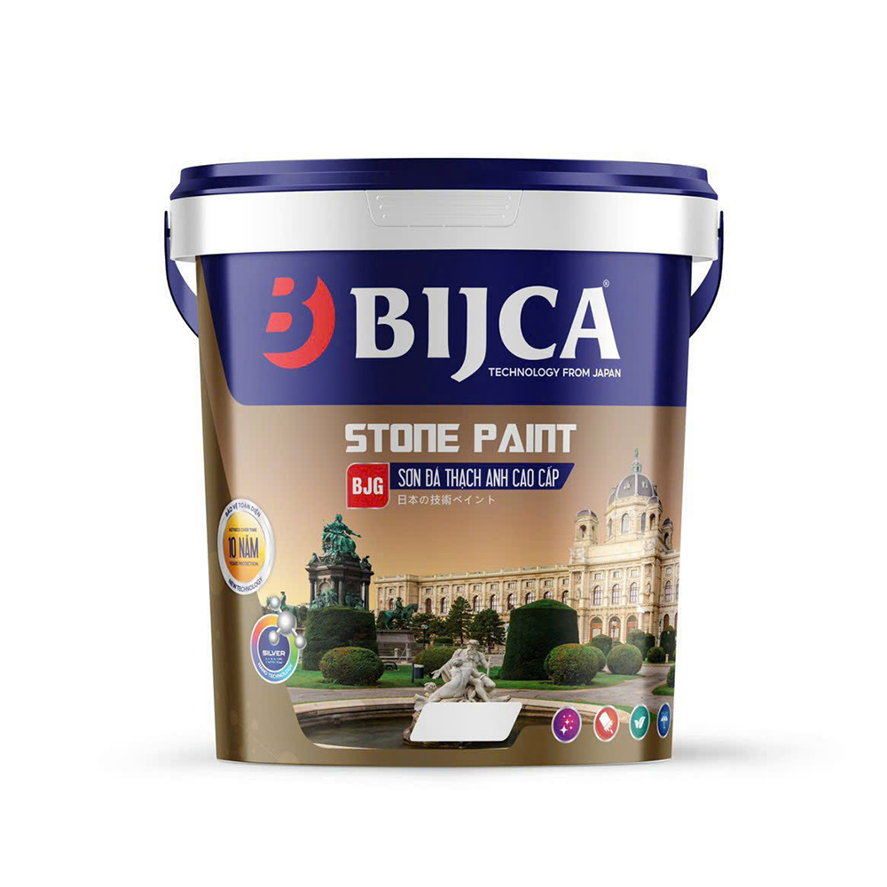 Sơn đá thạch anh cao cấp Stone Paint BJG